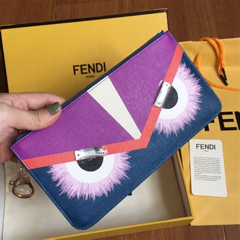 fendi monster coin purse